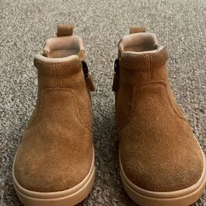 Boys UGG Chestnut Suede Ankle Boots